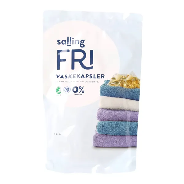 Skalbimo kapsulės SALLING FRI, 16 vnt.
