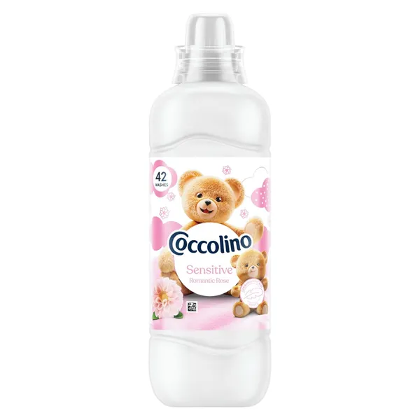 Skalbinių minkštiklis COCCOLINO SENSITIVE ROMANTIC ROSE, 966 ml