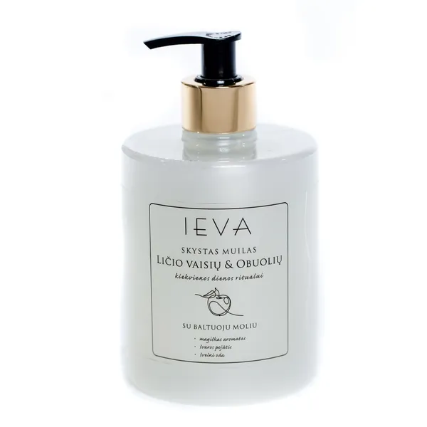 Skystas muilas su ličio vaisių ir obuolių aromatu IEVA, 500 ml