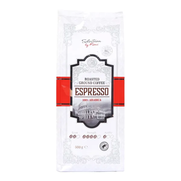 Skrudinta malta kava SELECTION BY RIMI ESPRESSO, 500 g