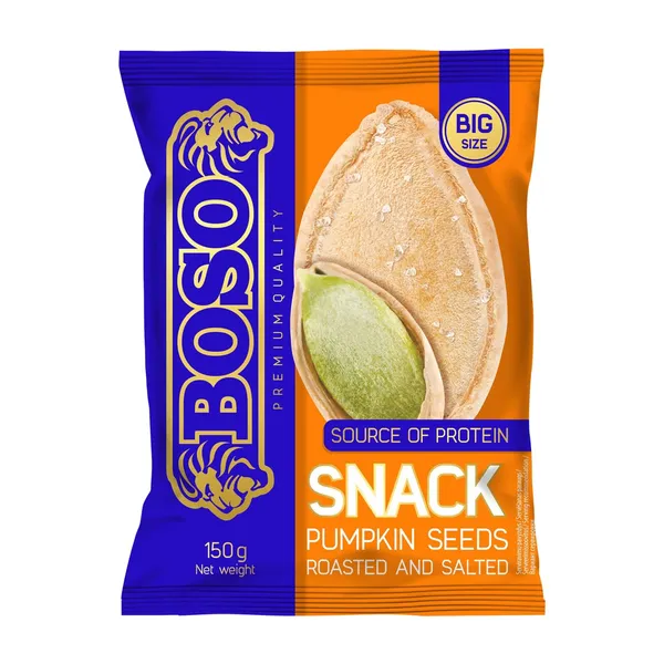 Skrudintos moliūgų sėklos BOSO, 150 g