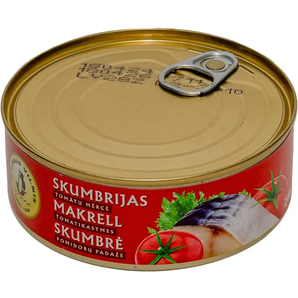 Skumbrija tomātu mērcē 240g