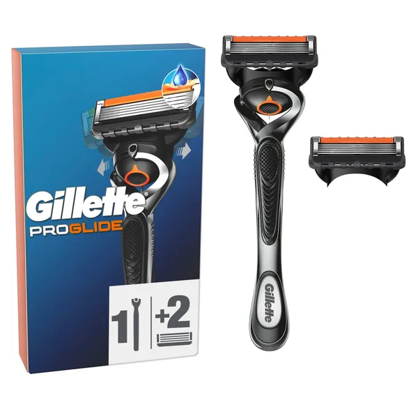 Sisteminis skustuvas GILLETTE FUSION PROGLIDE FLEXBALL, 1 vnt. + 2 galvutės