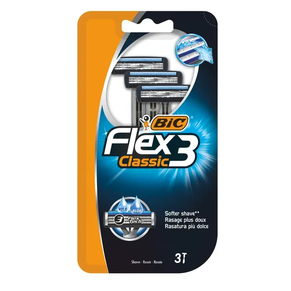 Skustuvai BIC FLEX-3, 3 vnt.