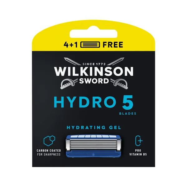 Skustuvo galvutės WILKINSON SWORD HYDRO 5, 5 vnt.