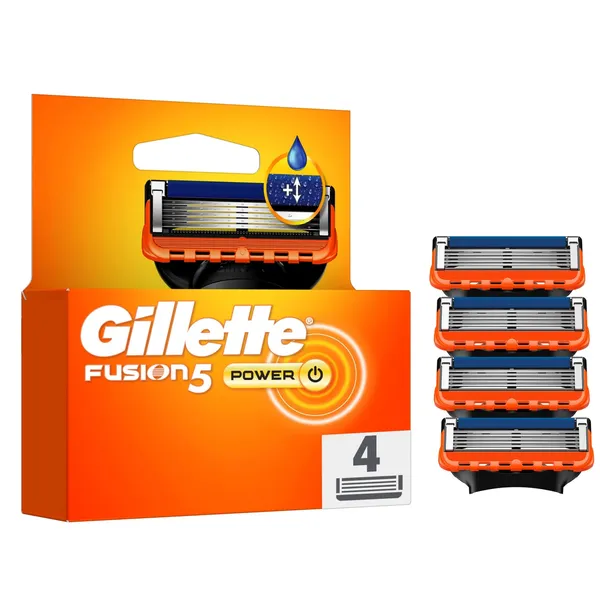 Skustuvo galvutės GILLETTE FUSION POWER, 4 vnt.