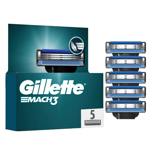 Skustuvo galvutės GILLETTE MACH3, 5vnt.