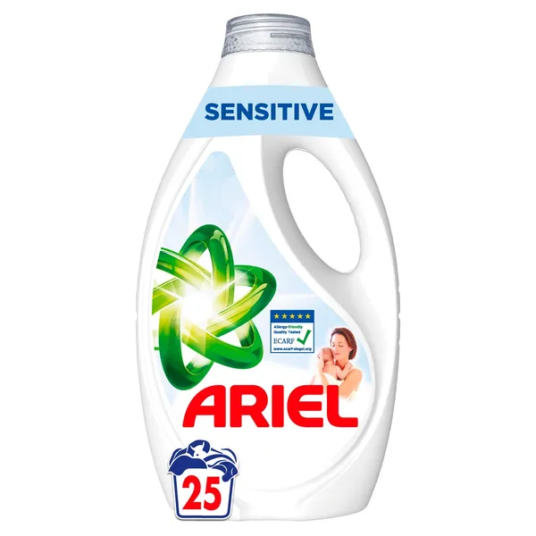 Skystas skalbiklis ARIEL Sensitive, 25 skalb., 1,125 l