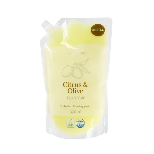 Skystas muilas (papildymas) ALMEDA CITRUS & OLIVE, 900 ml