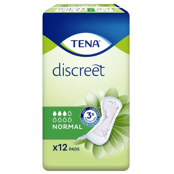 Šlapimą sugeriantys paketai moterims TENA LADY NORMAL, 12 vnt.