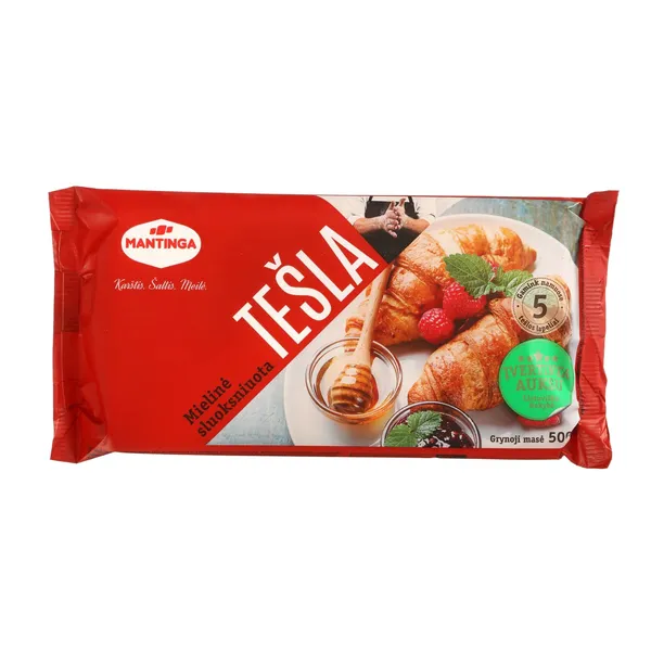 Mielinė šaldyta sluoksniuota tešla lapeliais, 500 g