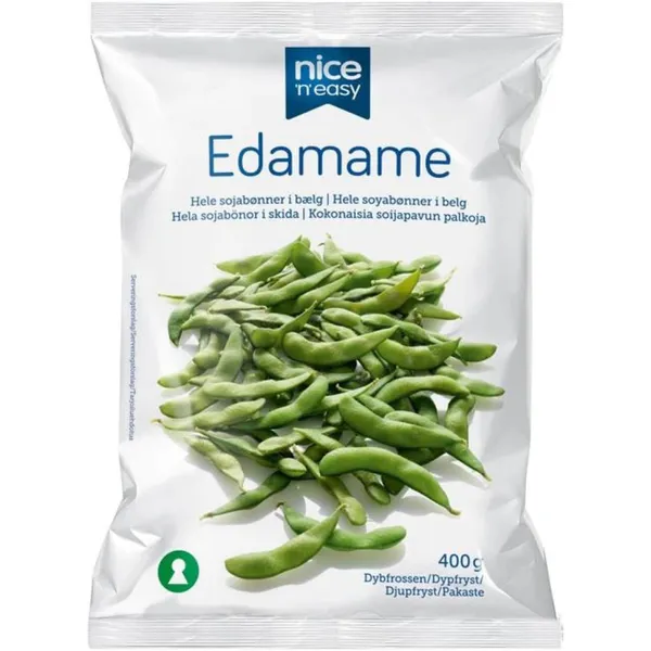 Sojas pupiņas Nice N Easy pākstīs 400g