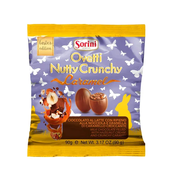 Šokolādes olas Sorini riekstu karameļu 80g