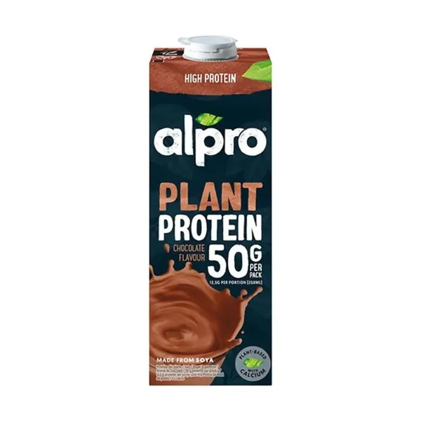 Šokolado skonio sojos gėrimas su kalciu ir vitaminais, ALPRO PLANT PROTEIN, 1 l