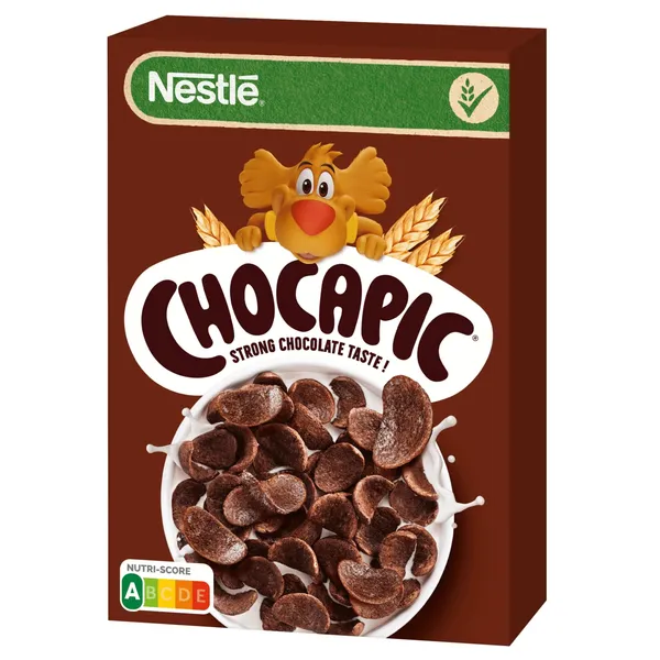 Šokolado skonio dribsniai NESTLE CHOCAPIC, 375 g