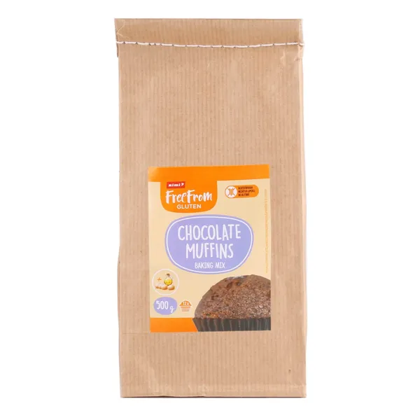Šokoladinių keksiukų kepimo mišinys RIMI FREEFROM be glitimo, 500g