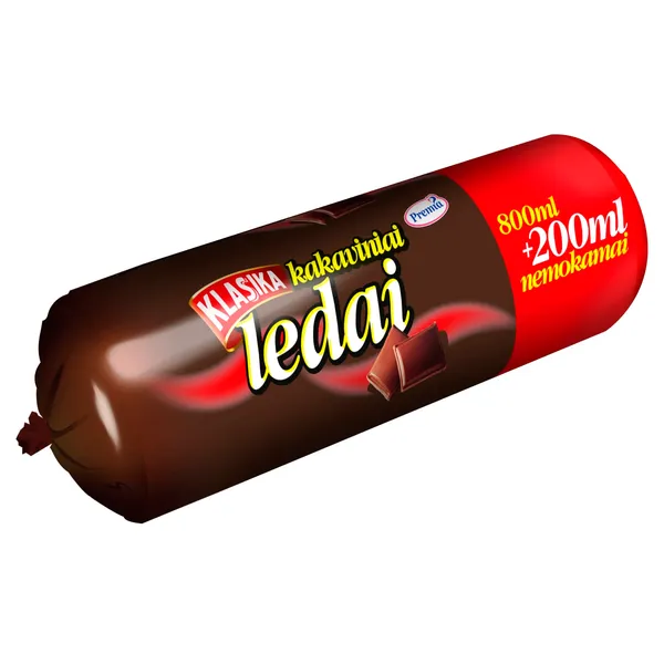 Šokoladiniai valgomieji ledai KLASIKA, 1 l / 500 g