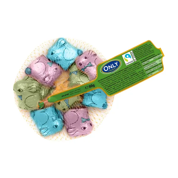 Lieldienu šokolādes zaķīši Only 80g