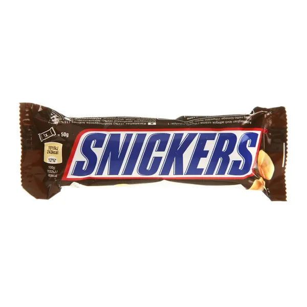 Šokoladinis batonėlis SNICKERS, 50 g