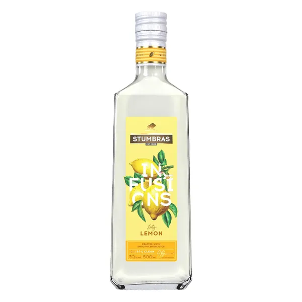 Spiritinis gėrimas STUMBRAS LEMON INFUSIONS, 30 %, 0,5 l