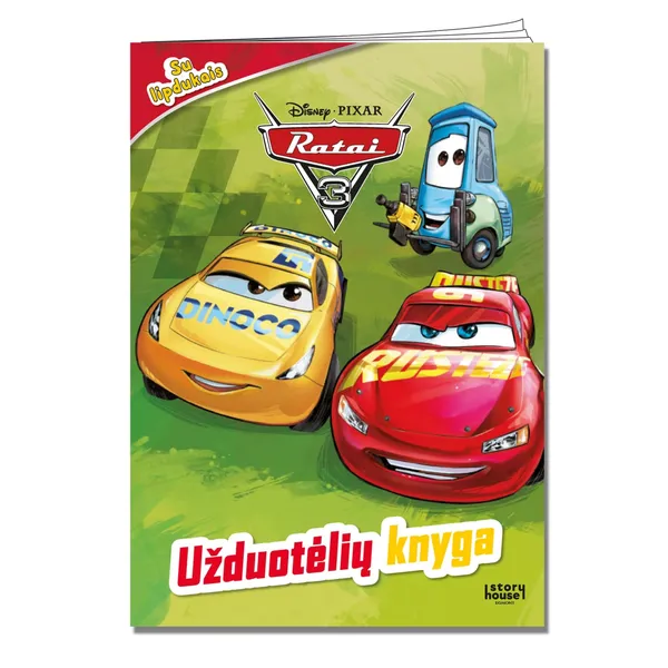 Spalvinimo knyga RATAI 3. UŽDUOTĖLIŲ KNYGA, 3-6 m.