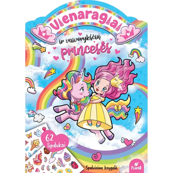 Spalvinimo knyga Jurgita Smeu VIENARAGIAI, 3-6 m.