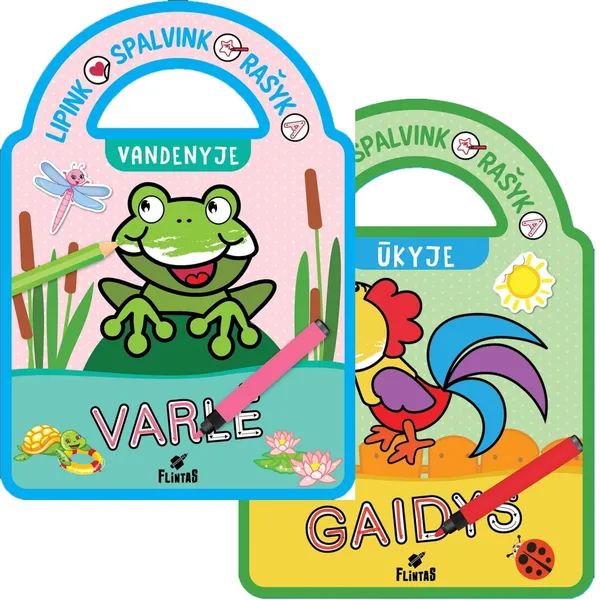 Spalvinimo knyga LIPINK SPALVINK RAŠYK /2 RŪŠYS/, 3-6 m