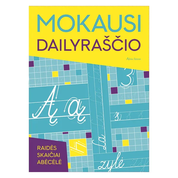 Spalvinimo knyga MOKAUSI DAILYRAŠČIO nuo 6 iki 10 metų