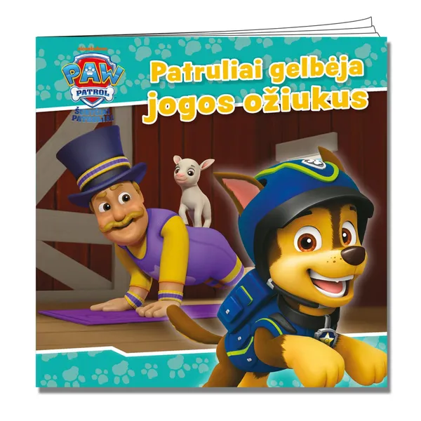 Spalvinimo knyga ŠUNYČIAI PATRULIAI. PATRULIAI GELBĖJA JOGOS OŽIUKUS, 3-6 m.