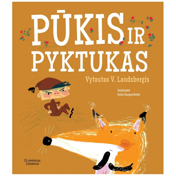 Spalvinimo knyga Vytautas V. Landsbergis PŪKIS IR PYKTUKAS, 3-6 m.