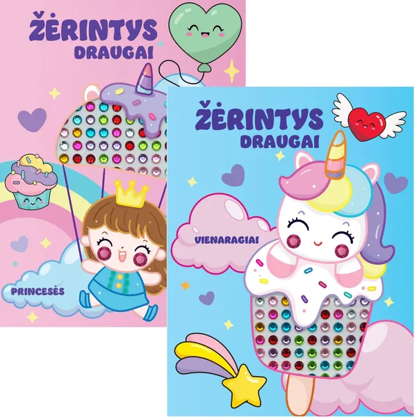 Spalvinimo knyga ŽĖRINTYS DRAUGAI. SPALVINIMO KNYGELĖ /2 RŪŠYS/, 3-6 m.