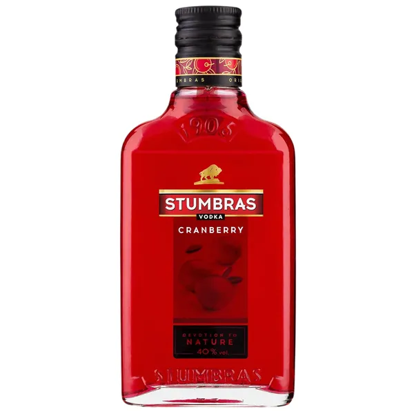 Spanguolių skonio degtinė STUMBRAS VODKA, 40 %, 0,2 l