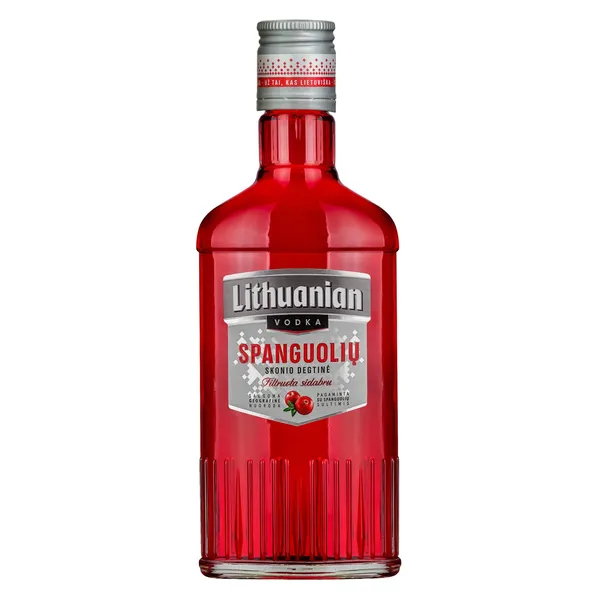 ORIGINALI spanguolių skonio degtinė LITHUANIAN VODKA, 40 %, 0,35 l