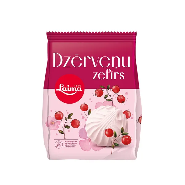 Zefyrai LAIMA (spanguolių skonio), 200 g