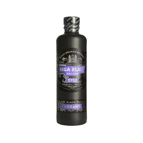 Spiritinis gėrimas RIGAS BLACK BALZAM CURRANT, 30 %, 0,35 l