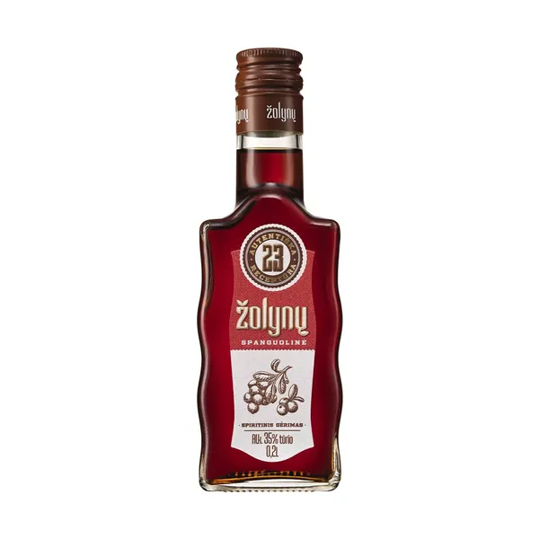 Spiritinis gėrimas ŽOLYNŲ SPANGUOLINĖ, 35 %, 0,2 l