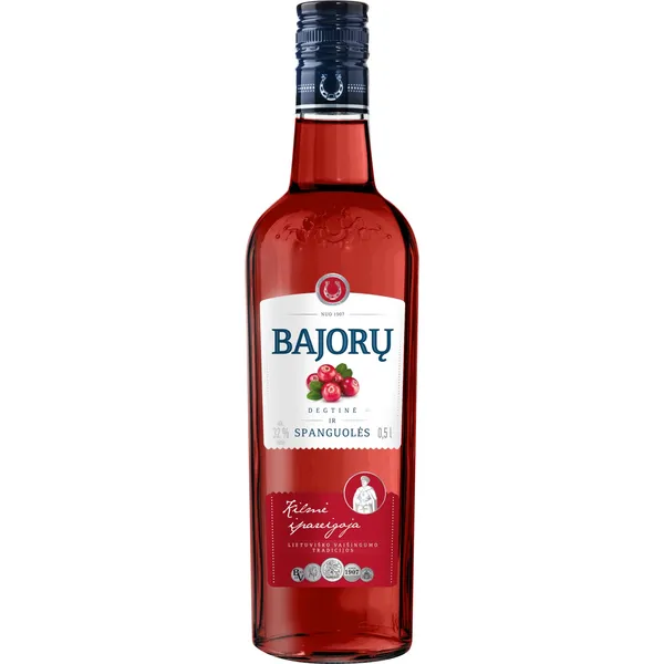 Spiritinis gėrimas BAJORŲ ir SPANGUOLĖS, 32 %, 0,5 l