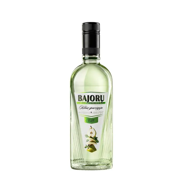 Spiritinis gėrimas BAJORŲ PREMIUM KRIAUŠĖ IR MĖTOS, 32 %, 0,5 l