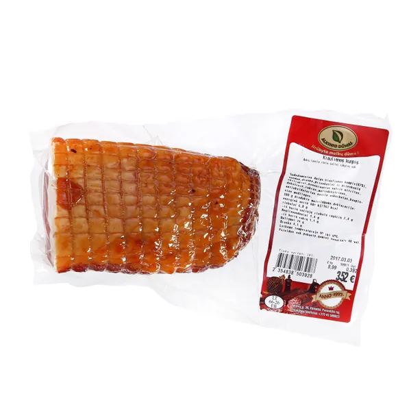 Šaltai rūkytas kiaulienos kumpis ALKSNIO DŪMAS, 1 kg