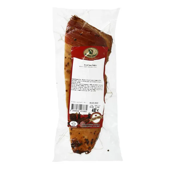 Šaltai rūkytas kiaulienos kumpis ALKSNIO DŪMAS, a. r., 1 kg