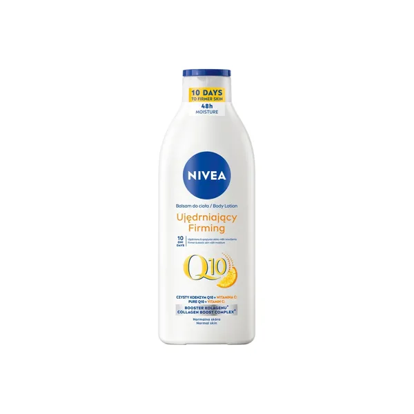 Stangrinamasis kūno losjonas normaliai odai NIVEA Q10, su kofermentu Q10 ir vitaminu C, 400 ml