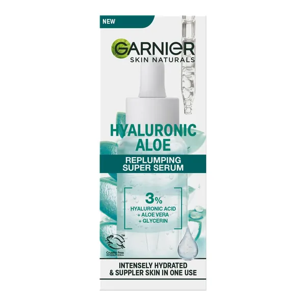 Stangrinantis serumas su alavijų ekstraktu HYALURONIC ALOE GARNIER, 30 ml