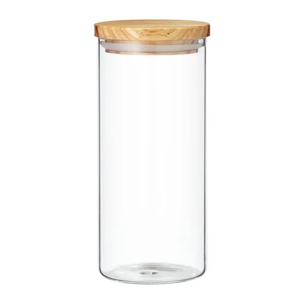 Stiklainis su mediniu dangčiu AMBITION, 1400 ml