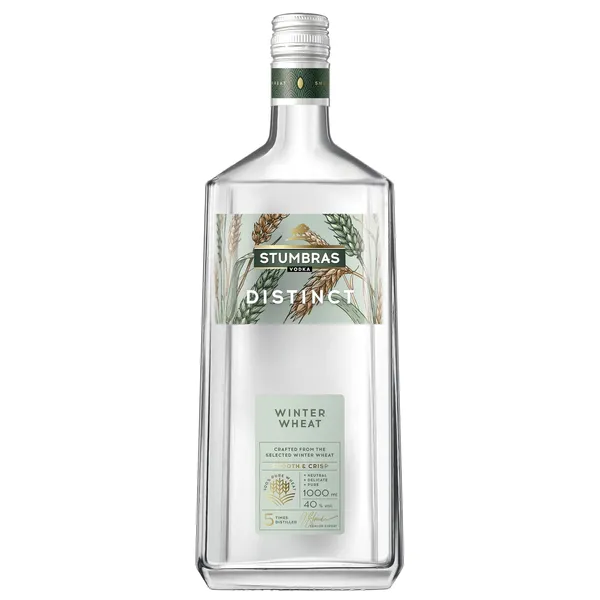 Degtinė STUMBRAS VODKA, Distinct W.Wheat, 1l 40%