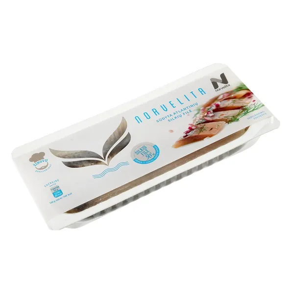 Sūdyta atlantinių silkių filė be aliejaus NORVELITA, 150 g