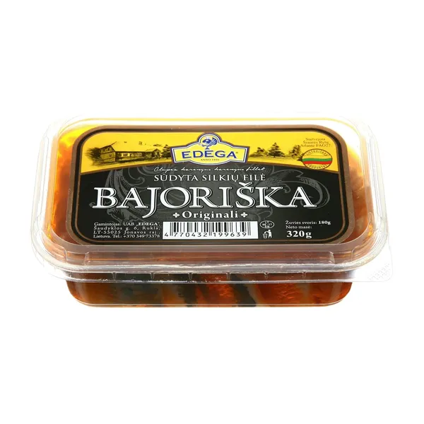 Sūdyta BAJORIŠKA ORIGINALI silkių filė, 320 g