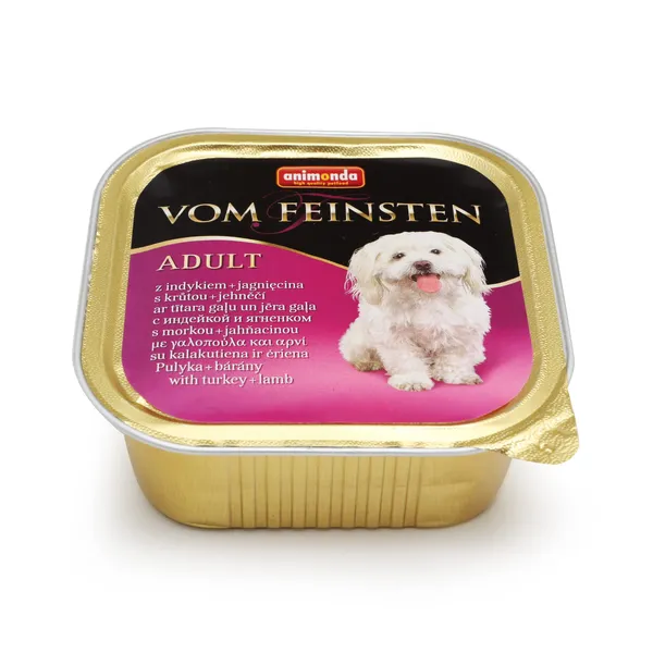 Konservuotas šunų maistas ANIMONDA VOM FEINSTEN ADULT, su kalakutiena ir ėriena, 150 g