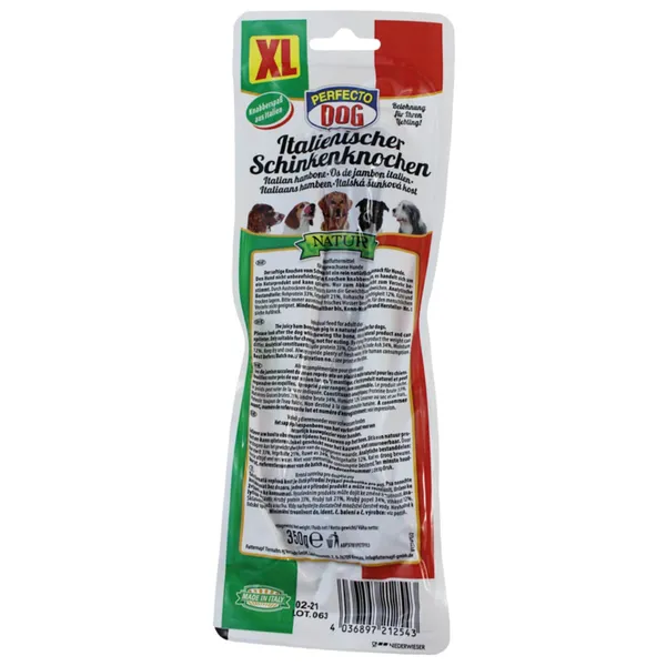 Šunų skanėstas PERFECTO su kumpio kaulu, XL, 350 g