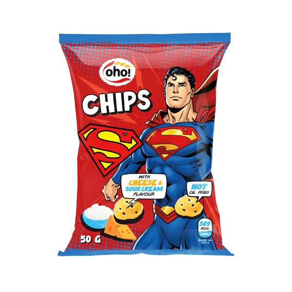 Uzkod.Oho Superman ar siera,sk.krej.garšu 50g