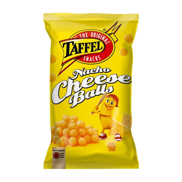 Sūrio skonio kukurūzų traškučiai TAFFEL BALLS, 165 g
